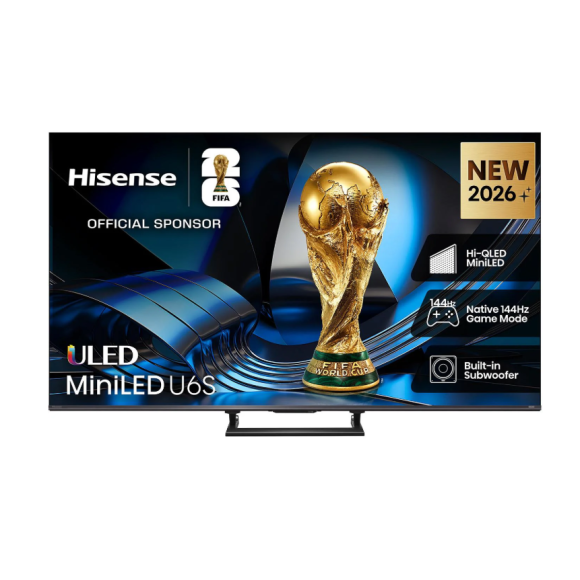 85U6SAU Hisense 85 INCH U6SAU Mini-LED Hi-QLED 4K Smart AI TV (2026) 